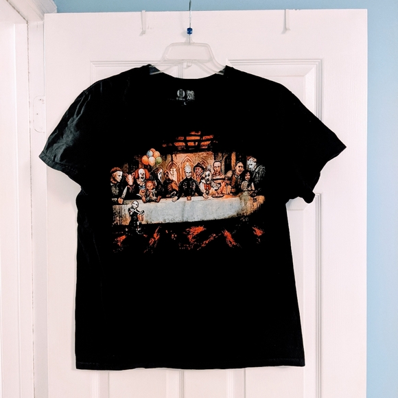 Horror Movie Icon Tee Halloween Black Big Chris Art - Picture 2 of 5